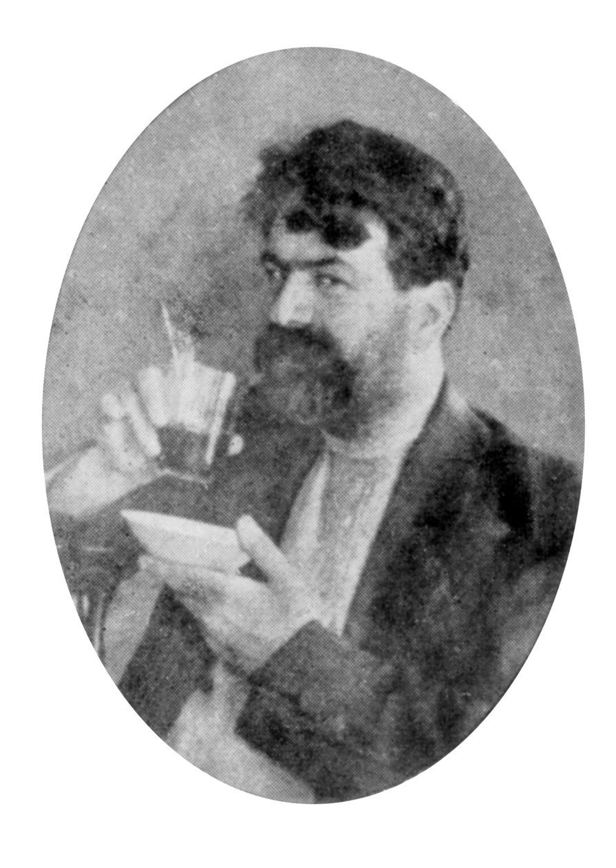 Yakov Yurovsky, överbödel för tsar Nicholas II och hans familj, 1926 av Unbekannt