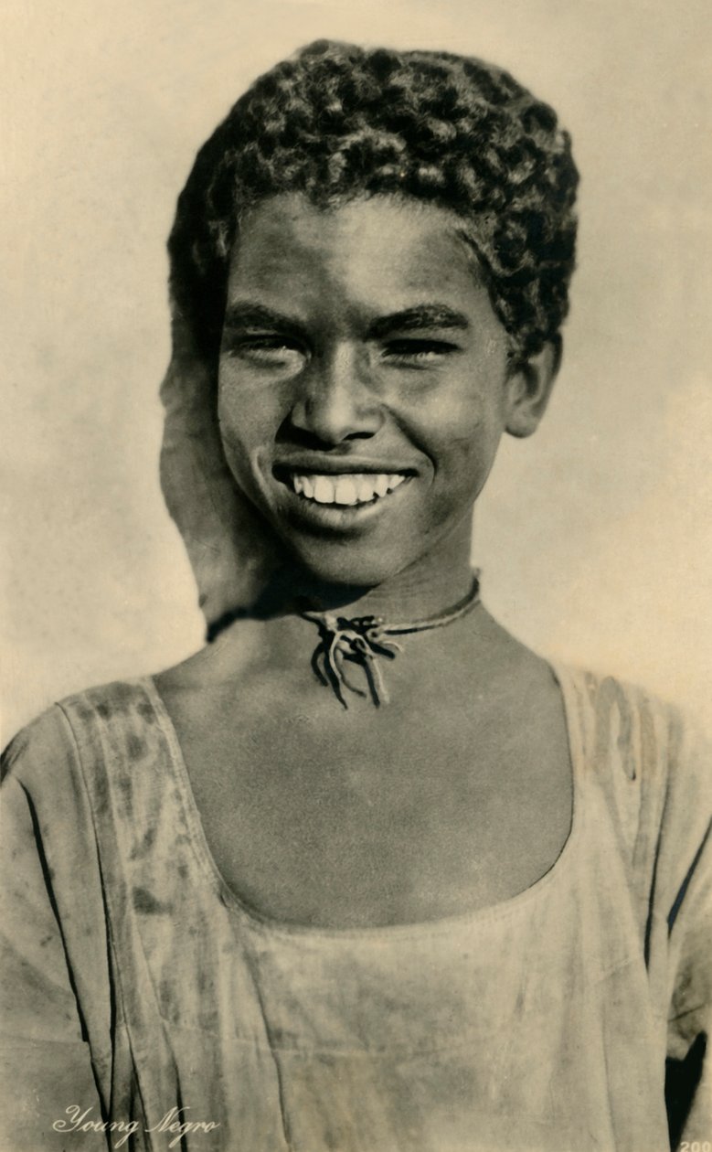 Ung flicka, c1918-c1939. av Unbekannt