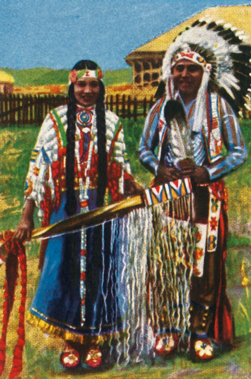 Unga indianer, c1928. av Unbekannt