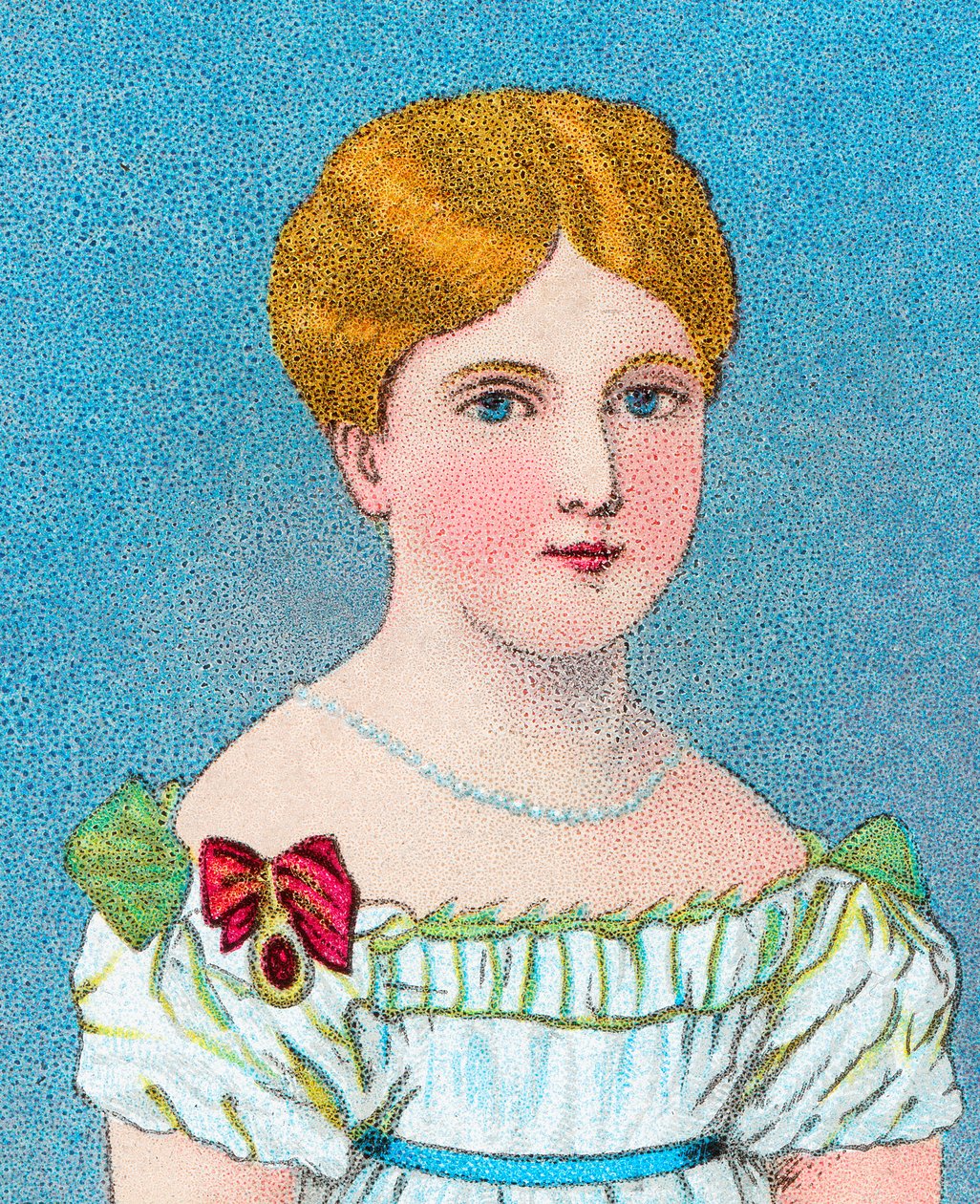 Unga drottning Victoria, sedan prinsessan Alexandrina Victoria av Kent, c1829 c1902 av Unbekannt