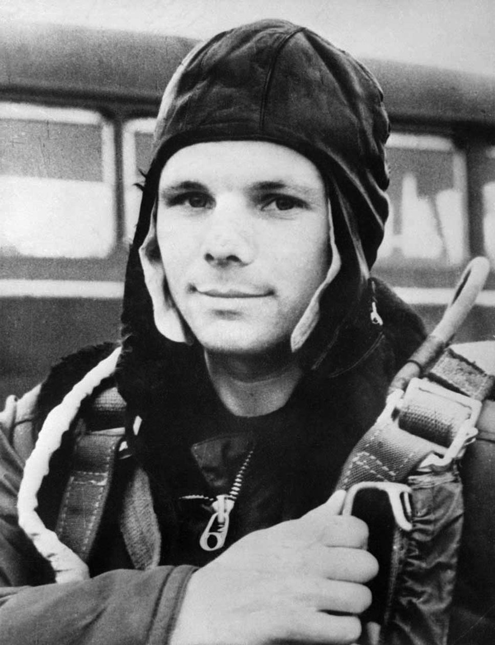 Yuri Gagarin, rysk kosmonaut, 1961 av Unbekannt