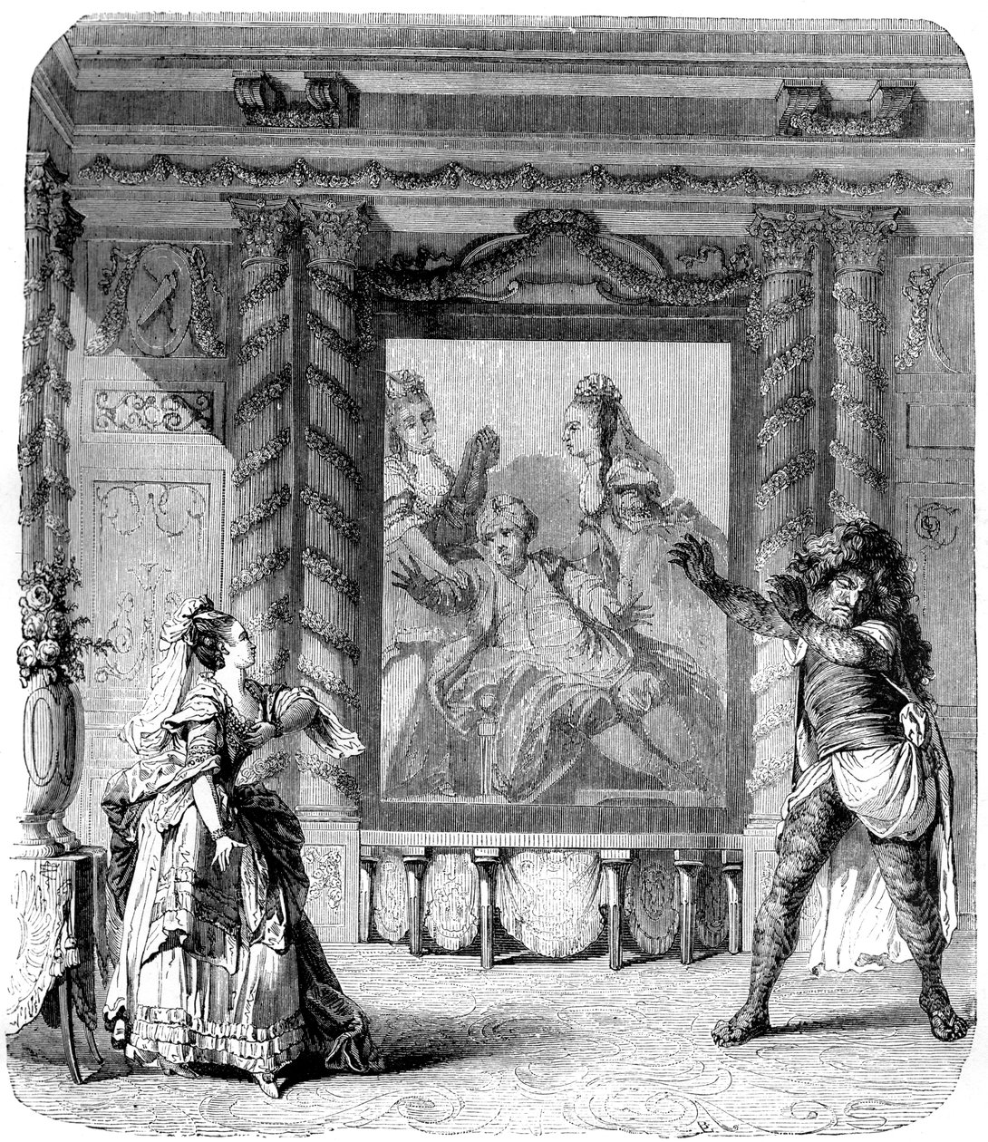 Zemire och Azor, komisk opera, 1771 1882-1884 av Unbekannt