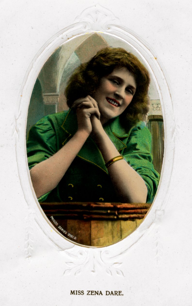 Zena Dare 1887-1975, engelsk skådespelerska, tidigt 1900-tal av Unbekannt