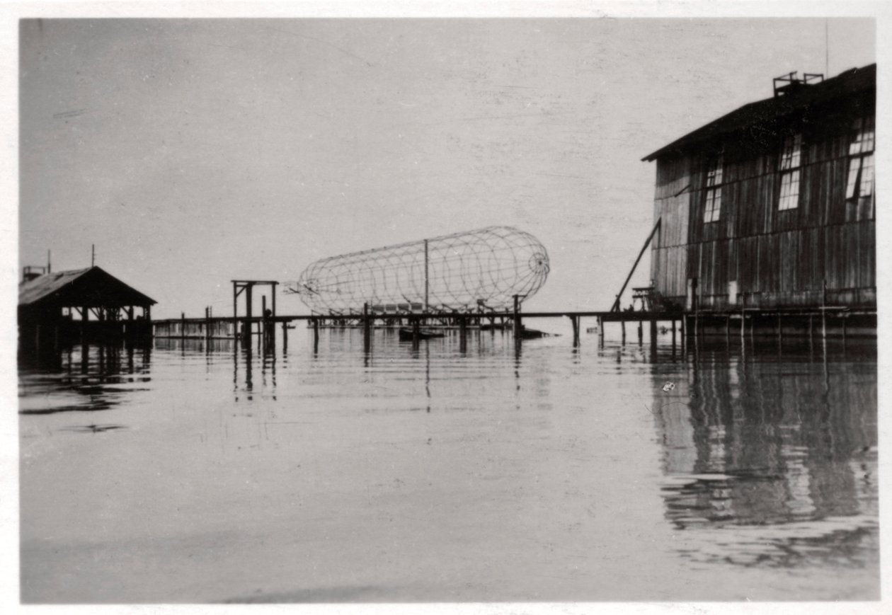 Zeppelin LZ 6 under konstruktion, Tyskland, 1909 1933 av Unbekannt