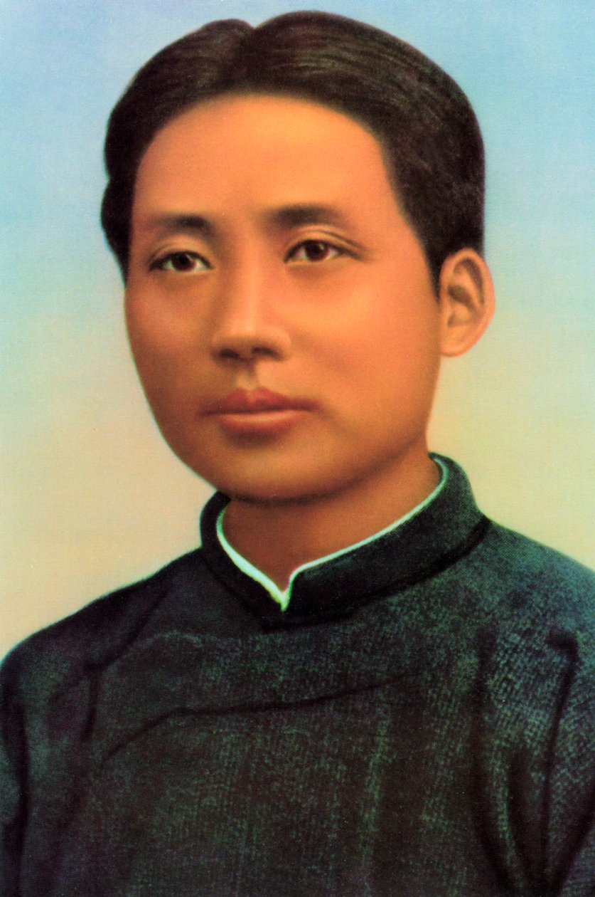 Zhou Enlai, förste premiärminister i Folkrepubliken Kina, som ung man, c1920-talet av Unbekannt