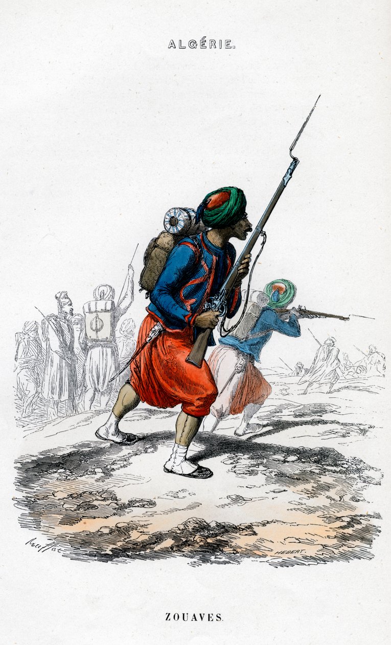 Zouaves, fransk armé i Algeriet av Unbekannt