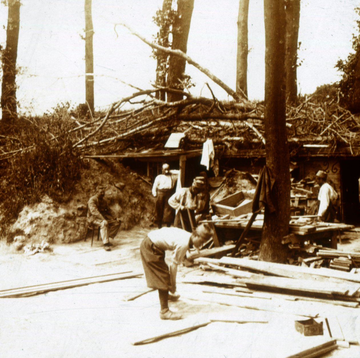 Zouaves, Nieuwpoort, Flandern, Belgien, c1914-c1918. av Unbekannt