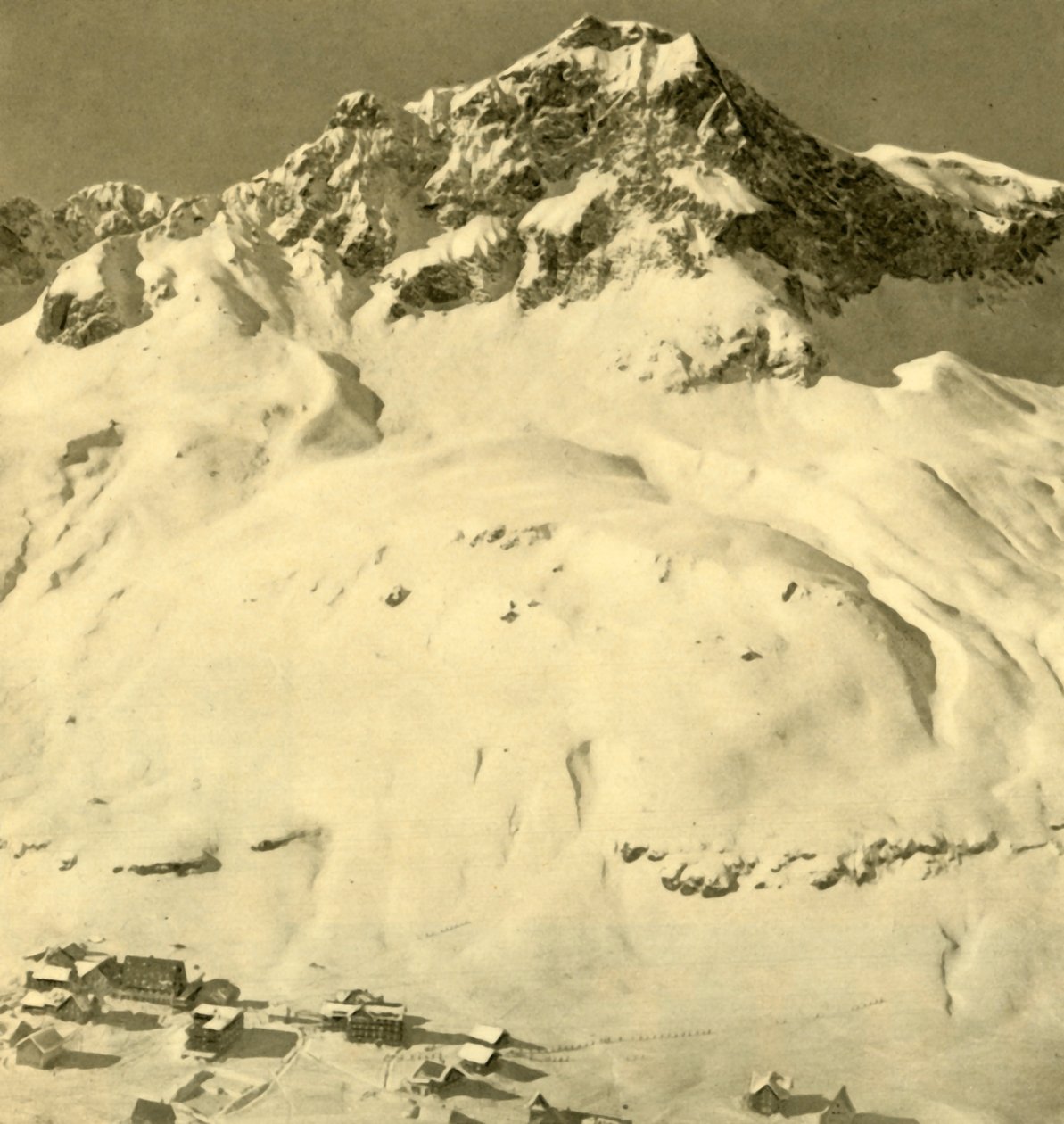 Zürs och Hasenfluh-toppen, Vorarlberg, Österrike, c1935. av Unbekannt