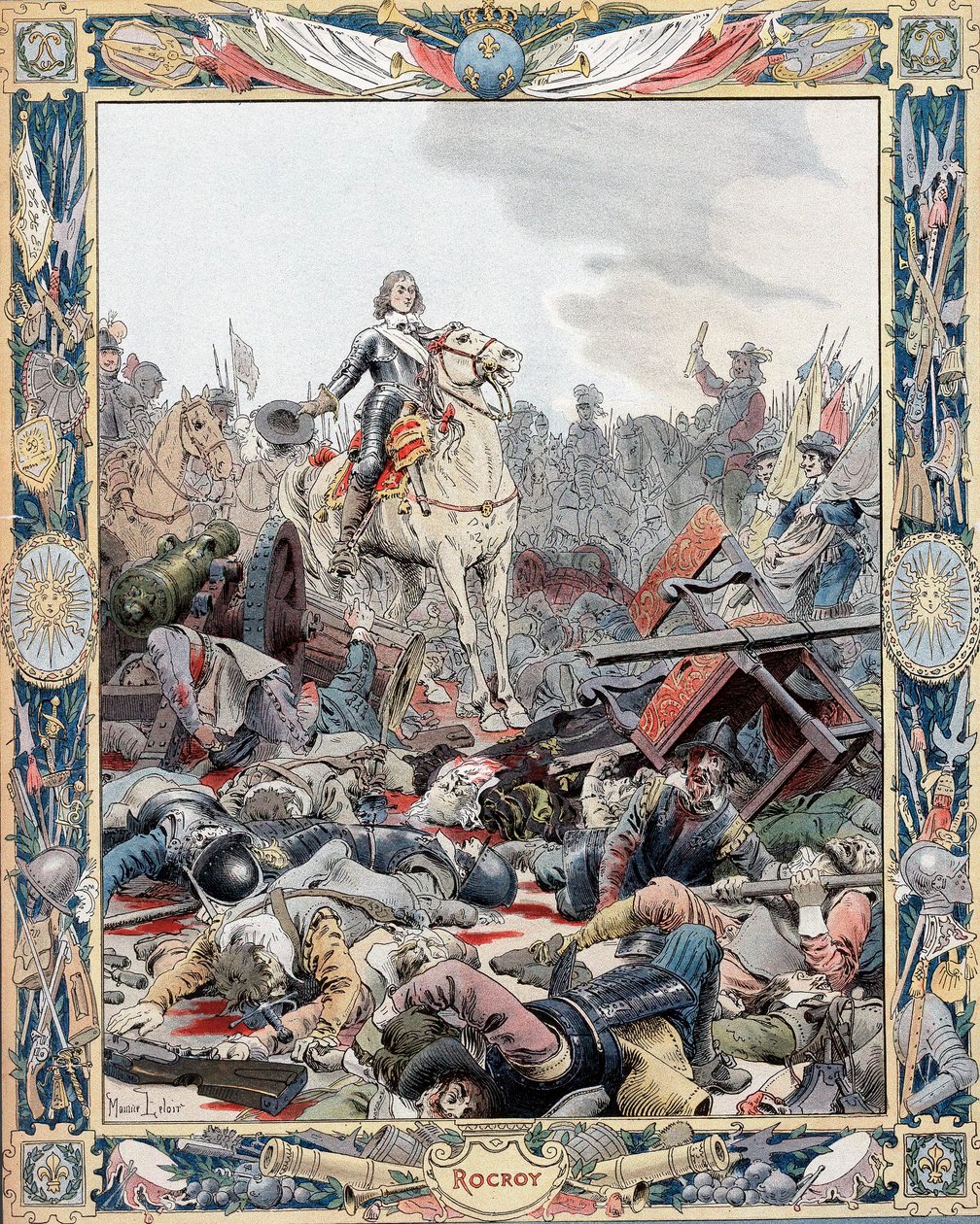 duc dEnghien leder fransk seger över spanska, trettioåriga kriget, 1643 c1880 av Unbekannt