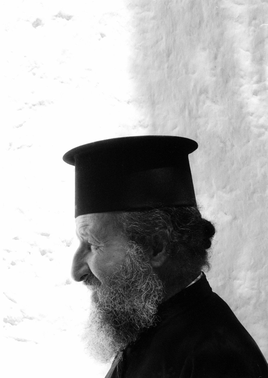 präst för den ortodoxa kyrkan på Kreta (påve) Kreta 1985 av Unbekannt
