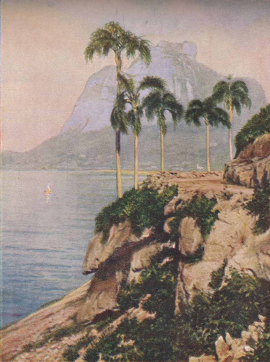 kullen Gavea - vyer som förtrollar ögat längs Rio De Janeiros slingrande kust, c1935 av Unbekannt