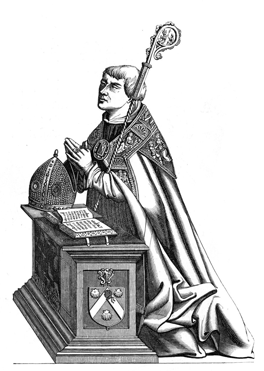 Etienne de Poncher 1446-1524, biskop av Paris, 1500-talet 1849 av Unbekannt