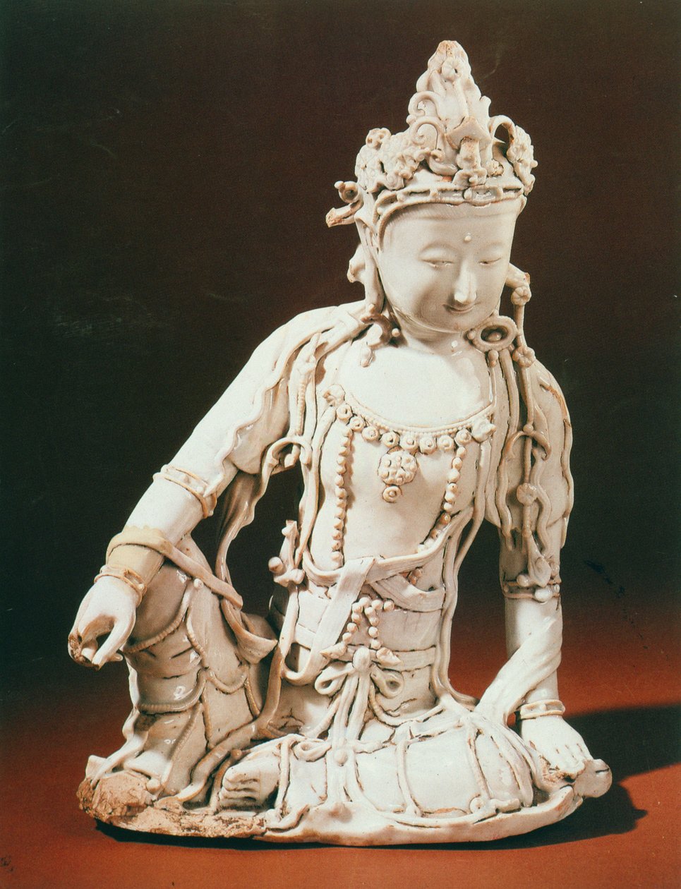 Ching-te-Chen vitglaserad figur av Arolo Kites Vara, Yuan-dynastin, sent 1200-tidigt 1300-tal av Unbekannt Unbekannt