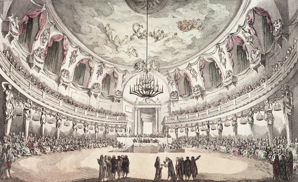 Konserthus i Venedig, 1700-talet av Unbekannt Unbekannt