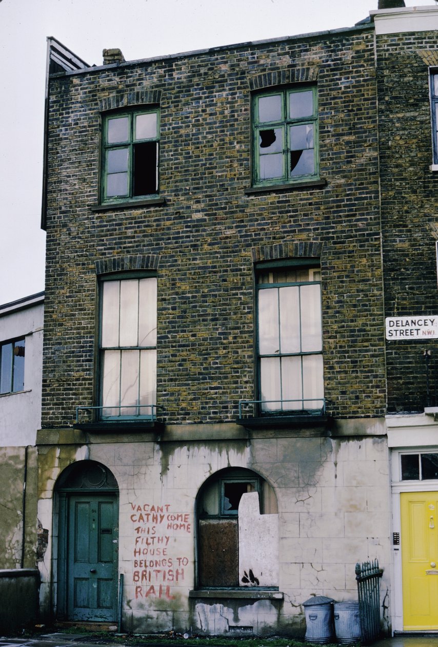 Förfallet hus, Camden Town, 1967 av Unbekannt Unbekannt
