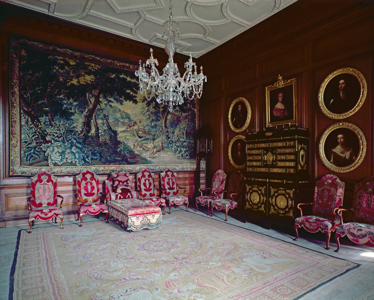 Drumlanrig Castle: panelklätt State Room av Unbekannt Unbekannt