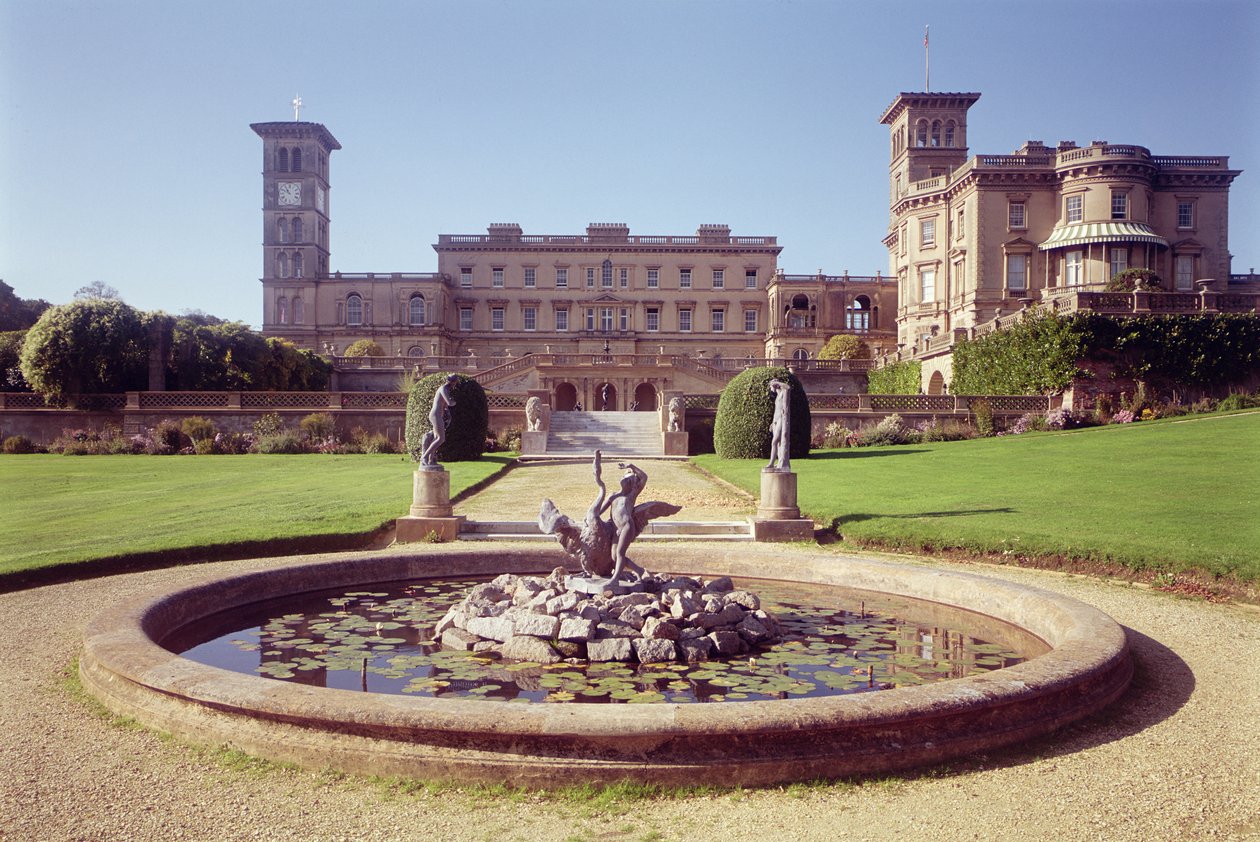 Exteriör av Osborne House, East Cowes av Unbekannt Unbekannt