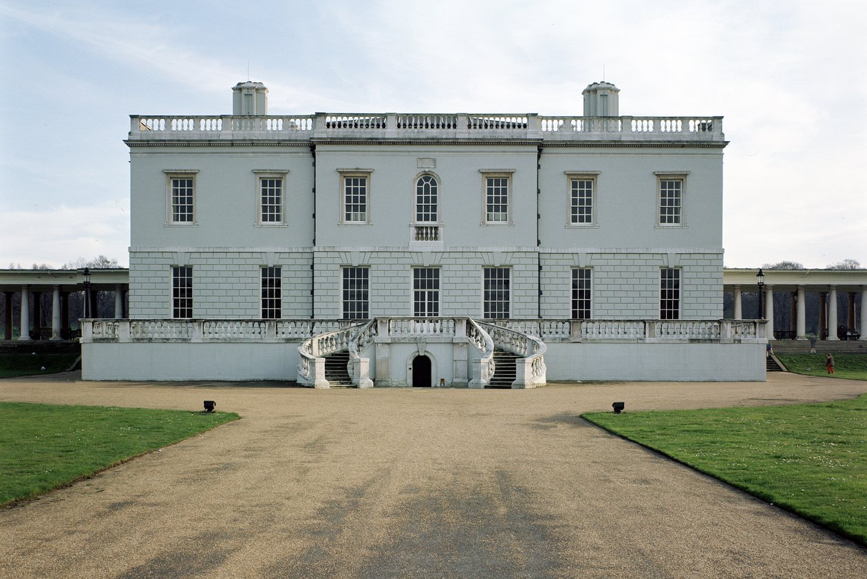 Exteriör av Queens House, Greenwich, London av Unbekannt Unbekannt