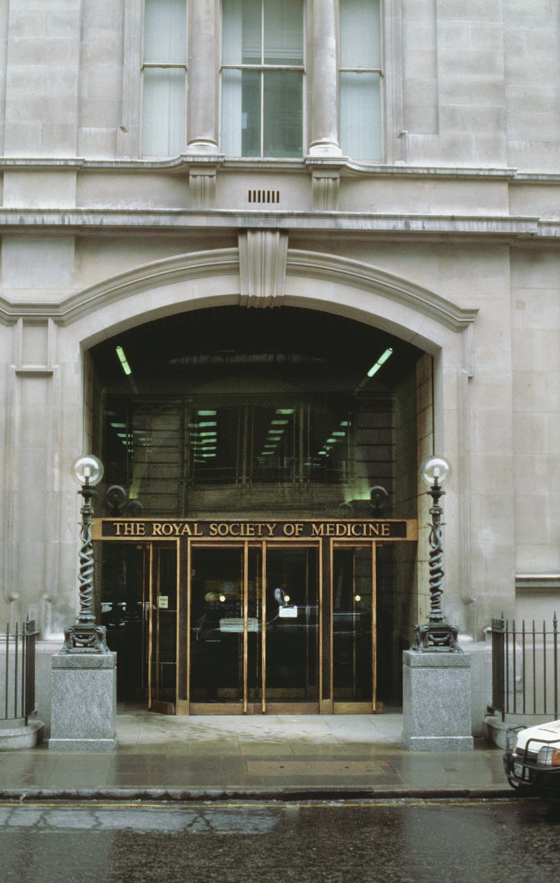 Exteriör av Royal Society of Medicine, Wimpole St, London W1 av Unbekannt Unbekannt