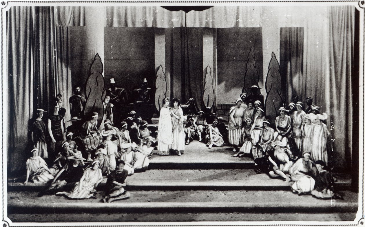 Första scenframförande i England av Händels Oratorio Semele. 1925 av Unbekannt Unbekannt