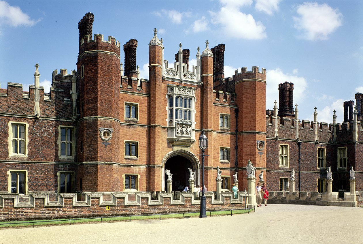 Hampton Court Palace våren 14 och 1520 (H5996) av Unbekannt Unbekannt