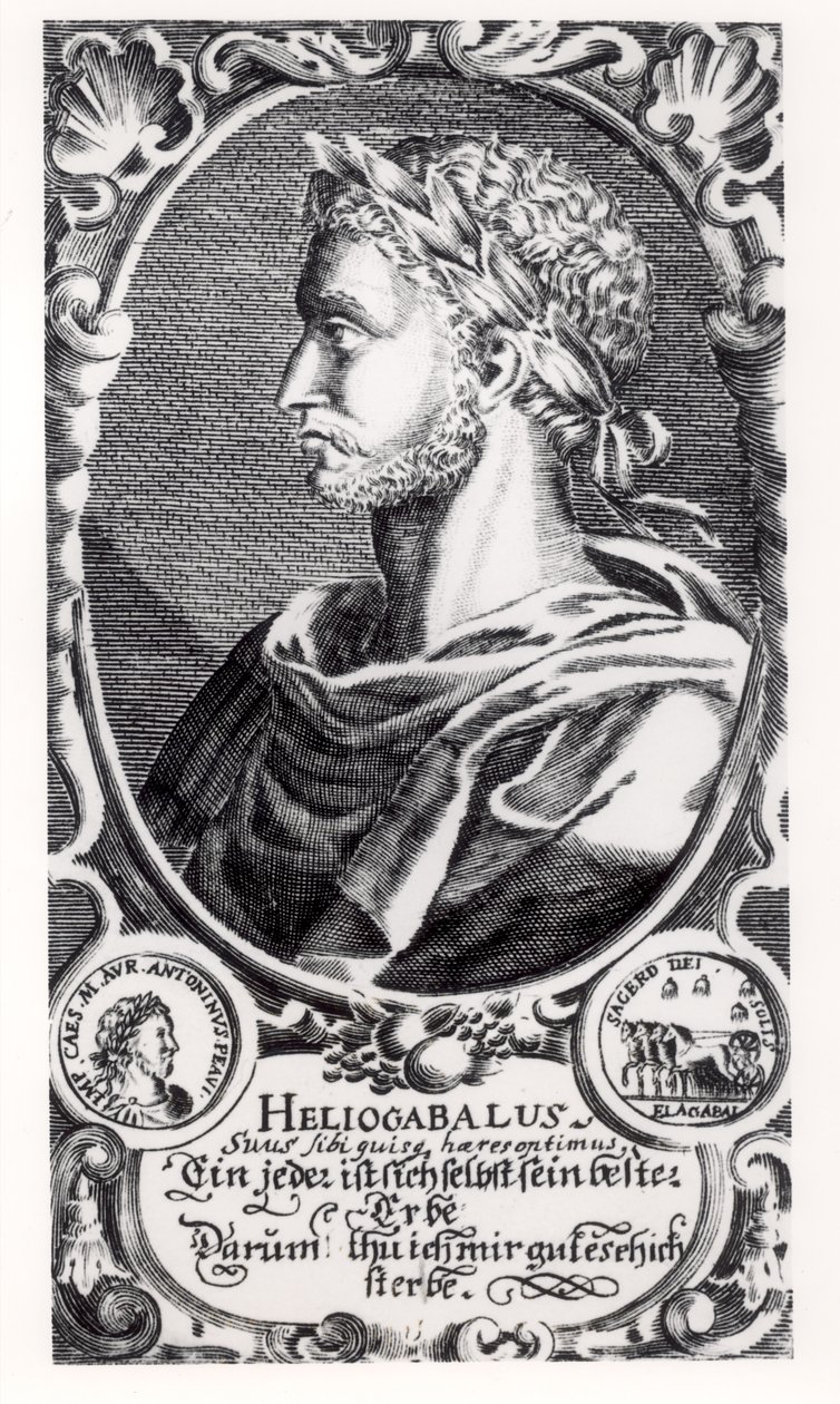 Heliogabalus (204-222 e.Kr.) av Unbekannt Unbekannt