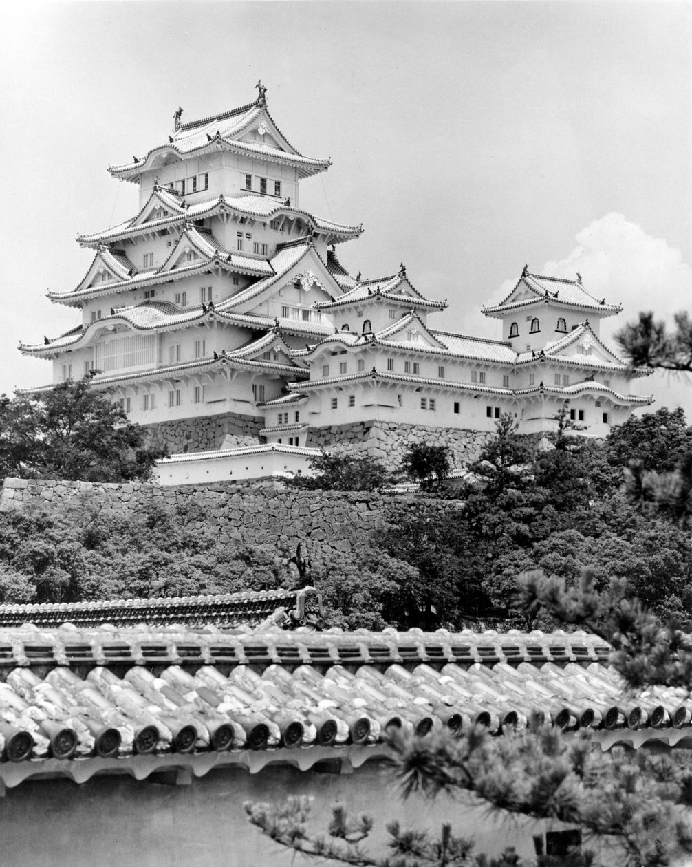 Himeji Castle, Kyoto, färdigställd 1609 av Unbekannt Unbekannt
