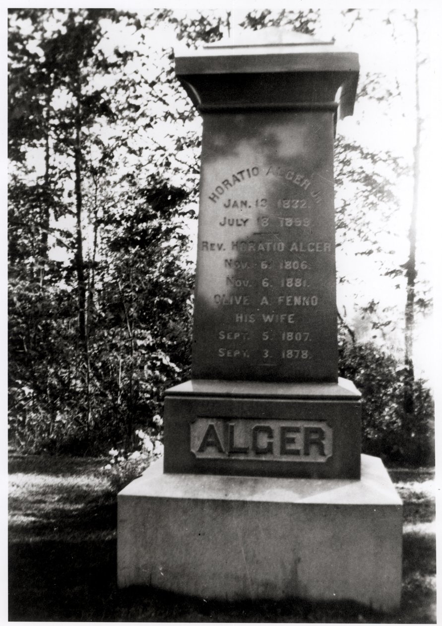 Horatio Algers grav i Natick, Massachusetts (undw foto) av Unbekannt Unbekannt