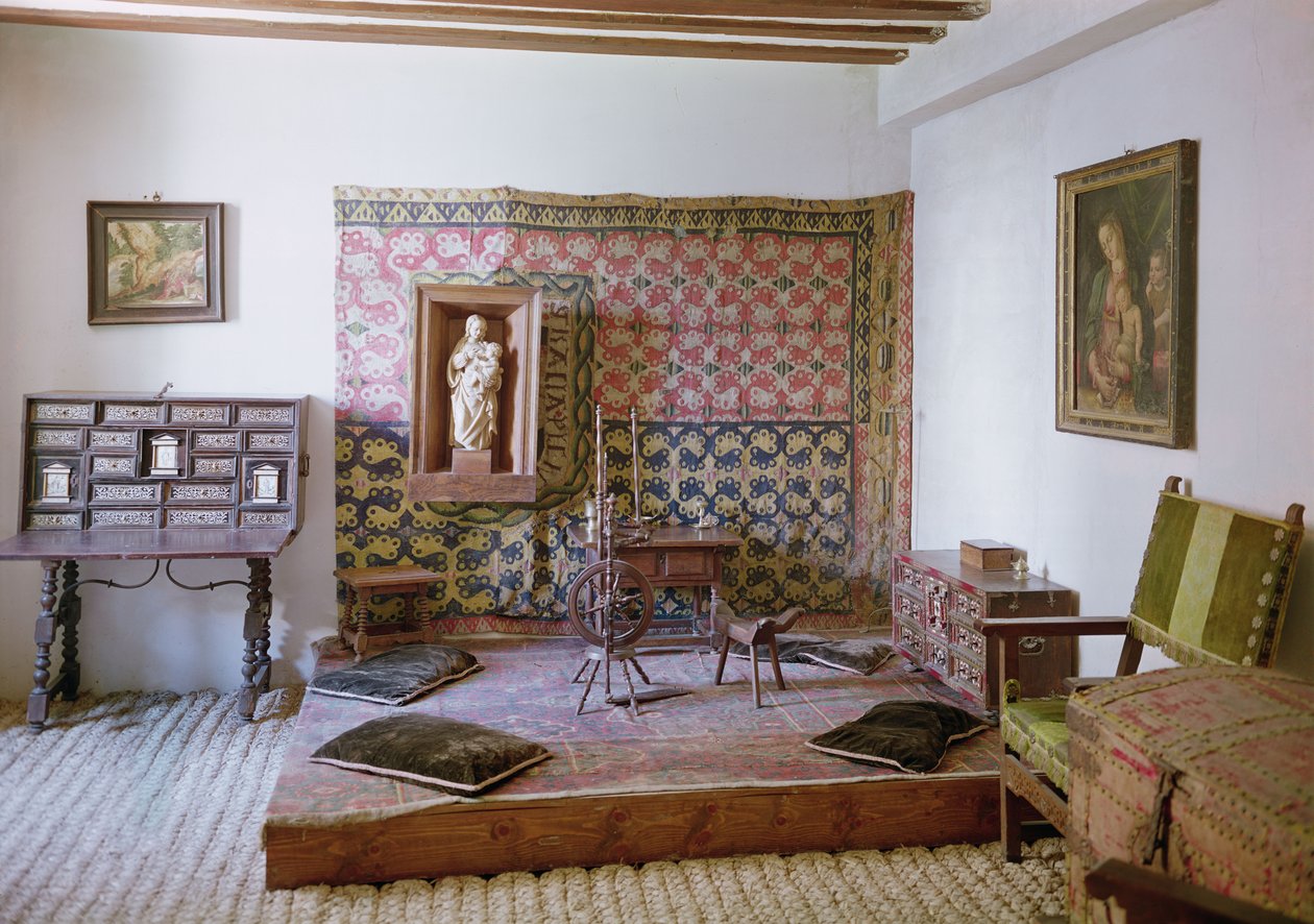 Interiör av Miguel de Cervantes hus av Unbekannt Unbekannt