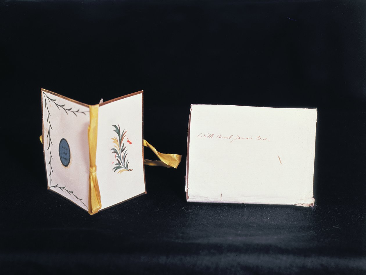 Nålfodral tillverkad av Jane Austen, sent 1700-tal av Unbekannt Unbekannt
