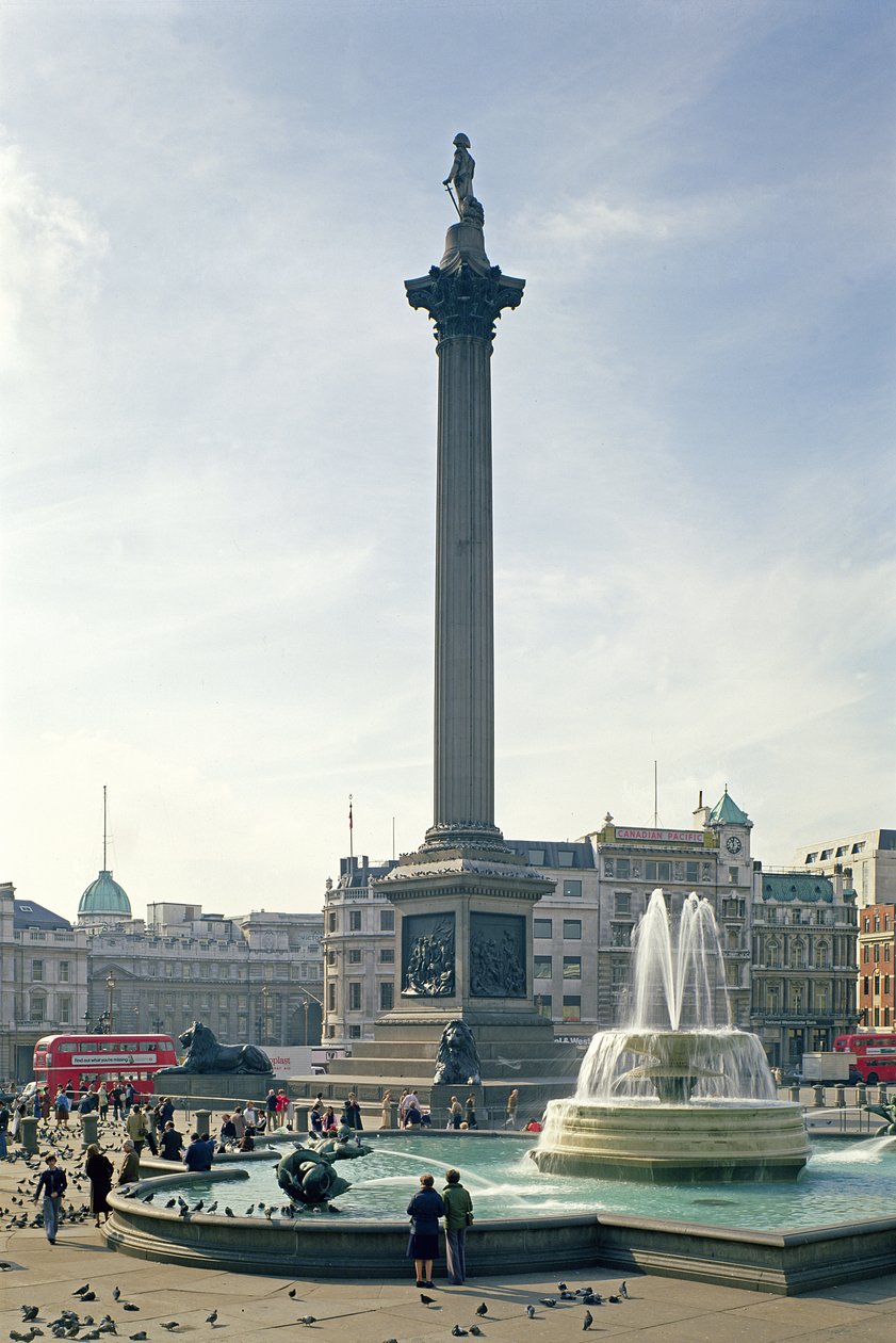 Nelsons Column, byggd 1840-43 av Unbekannt Unbekannt