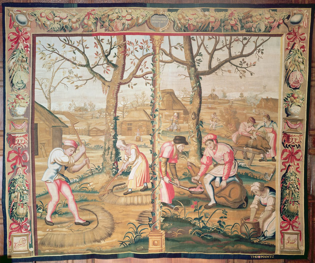 November och december, Mortlake gobeläng av Poyntz av Unbekannt Unbekannt