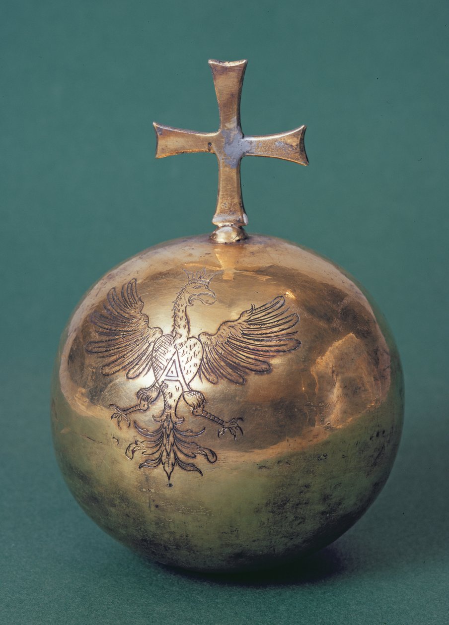 Orb av drottning Anne Jagiellon, beställd av drottning Anne som en del av hennes kröningsregalier, ca 1572 av Unbekannt Unbekannt