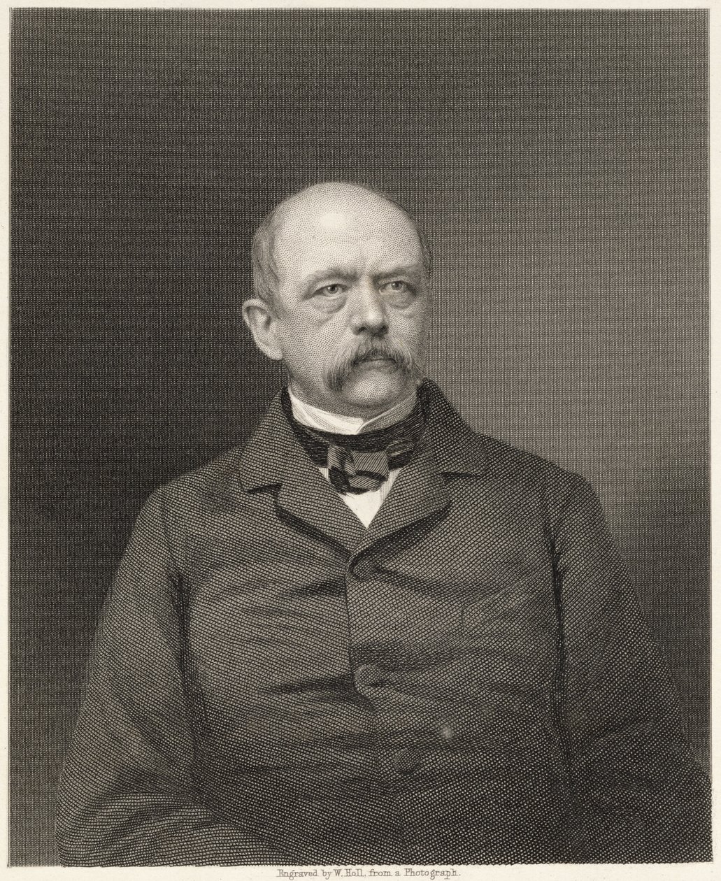 Porträtt av Otto von Bismarck (1815-98) graverad av William Holl (1807-71) från ett fotografi, pub. av William Mackenzie av Unbekannt Unbekannt