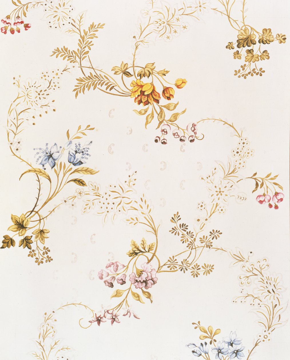 Rokoko asymmetrisk blommönster av Anna Maria Garthwaite, 1744 av Unbekannt Unbekannt