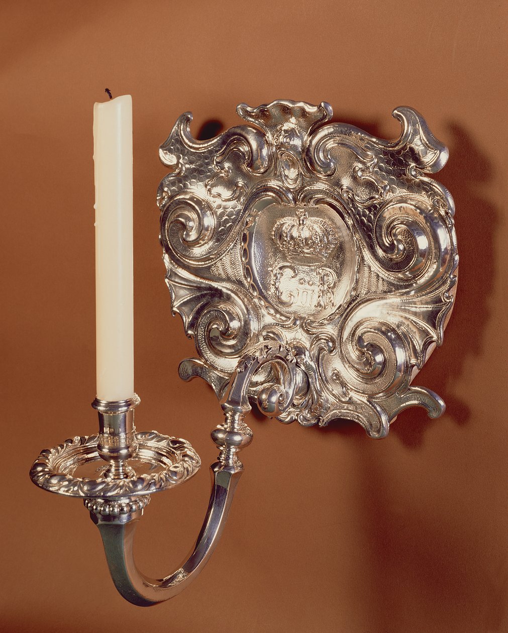 Lampett, enkel ljus, i anglo-nederländsk stil av restaureringsperiod. 1668-90 av Unbekannt Unbekannt