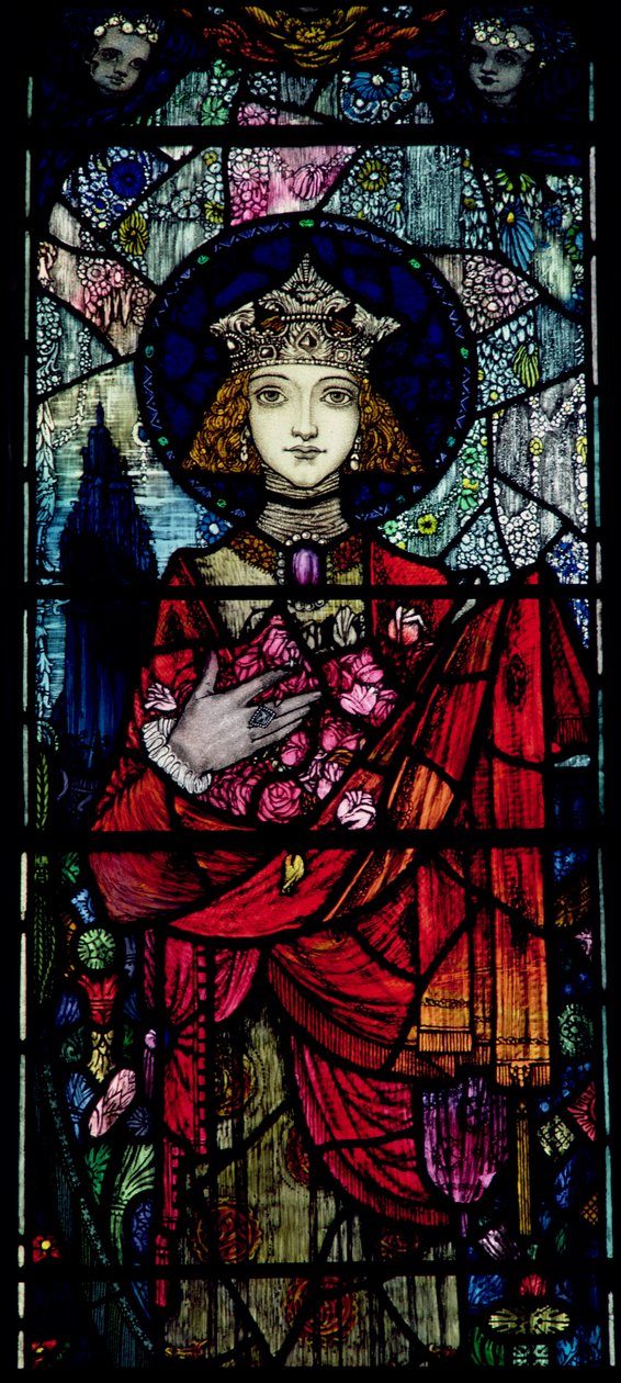 St. Elizabeth av Ungern, av Harry Clarke av Dublin (1889-1931) av Unbekannt Unbekannt