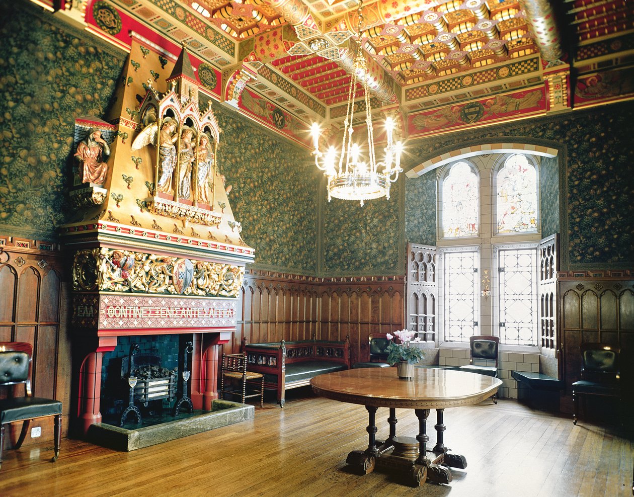 Matsalen, Cardiff Castle, Wales av Unbekannt Unbekannt