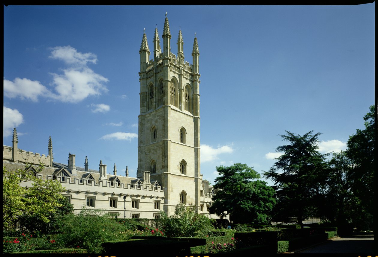 The Great Tower, Magdalen College, Oxford, byggt 1492-1509 av Unbekannt Unbekannt