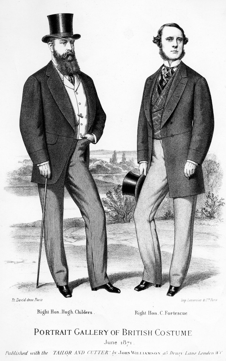 Den högra Hon. Hugh Childers and the Right Hon. C. Fortescue, 1871 av Unbekannt Unbekannt