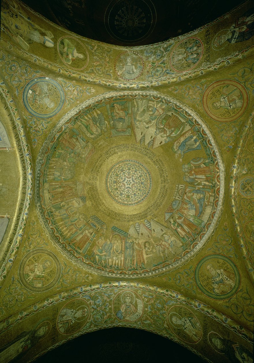Historien om Josef, mosaik från den 3:e kupolen i vestibulen av San Marco-basilikan, Venedig av Unbekannt Unbekannt