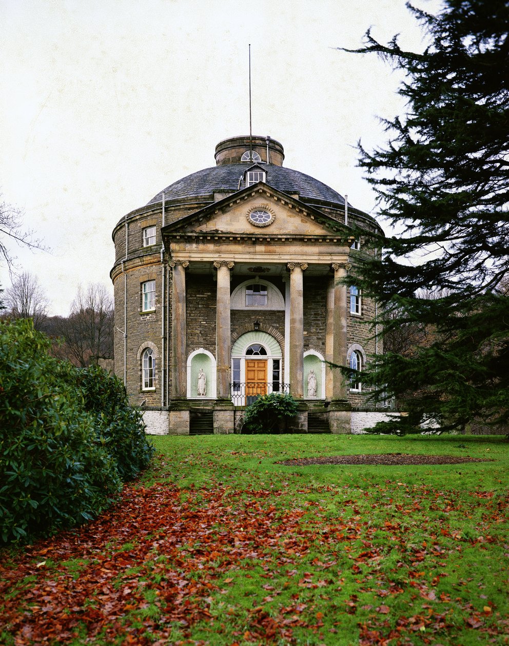 Utsikt över Belle Isle House, Lake Windermere, byggt 1774-c.1781 av Unbekannt Unbekannt
