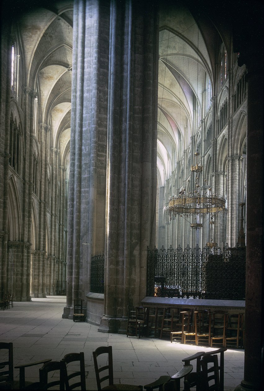 Utsikt över interiören, Durham Cathedral, byggd 1093-1289 av Unbekannt Unbekannt