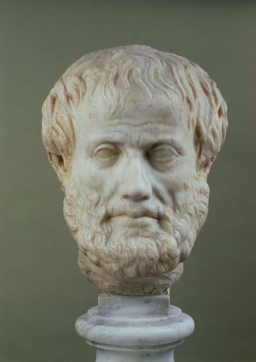 Marmorhuvud av Aristoteles av Unbekannt Unbekannt