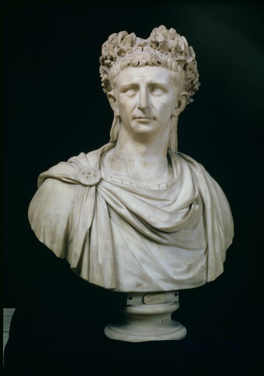 Porträttbyst av kejsar Claudius I av Unbekannt Unbekannt
