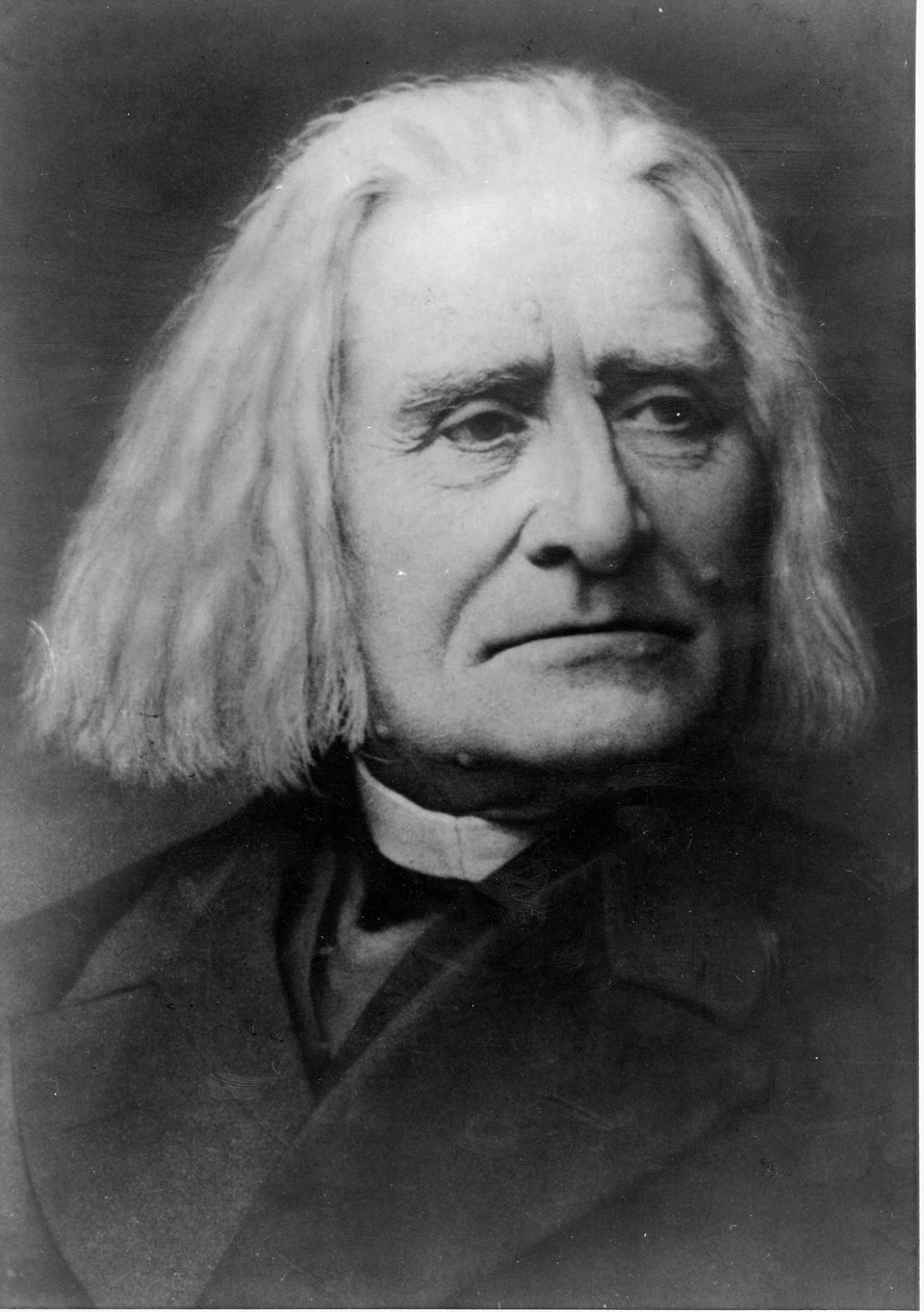 Porträtt av Franz Liszt av Unbekannt Unbekannt