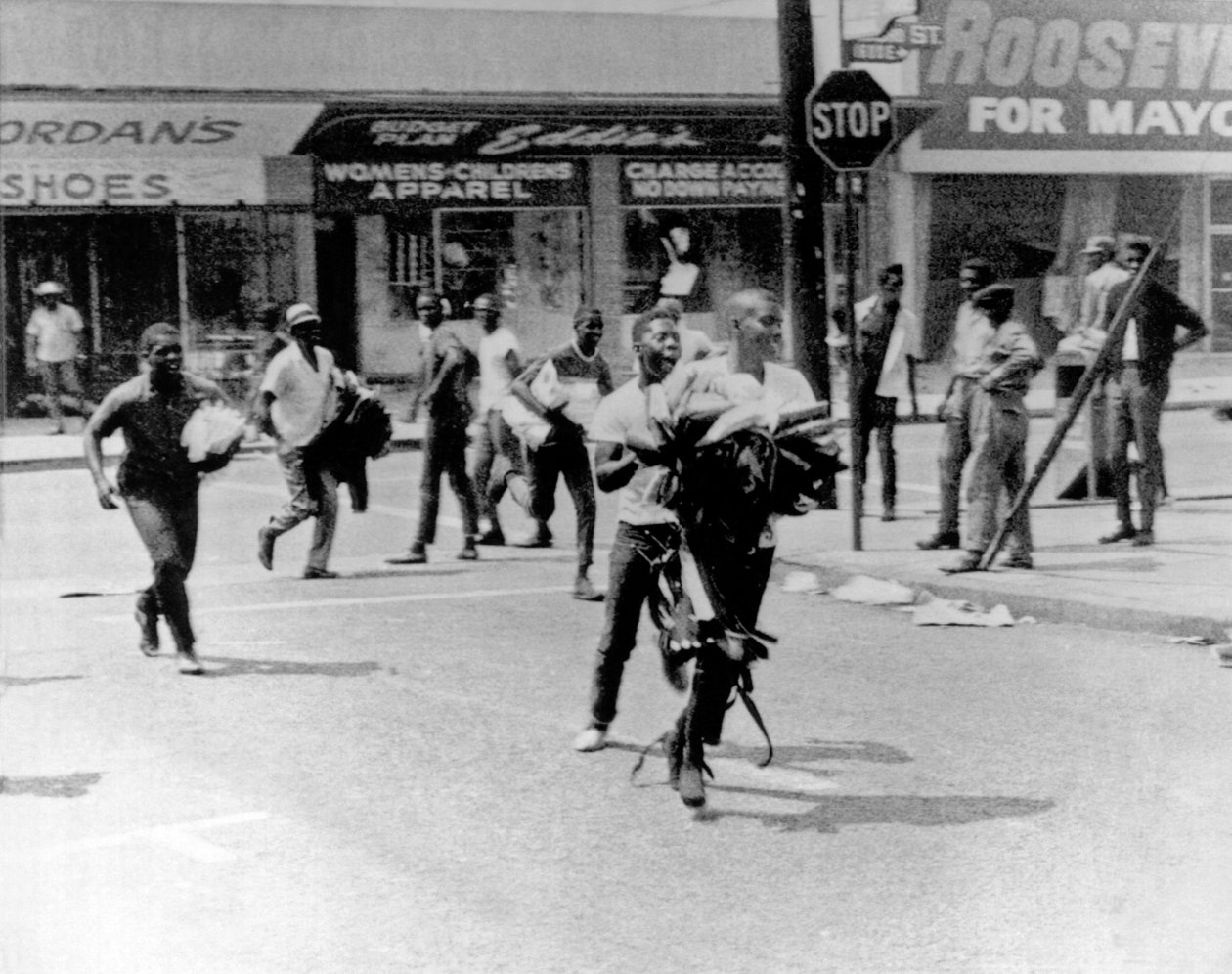 1965 Watts Riot looting av Unbekannt Unbekannt