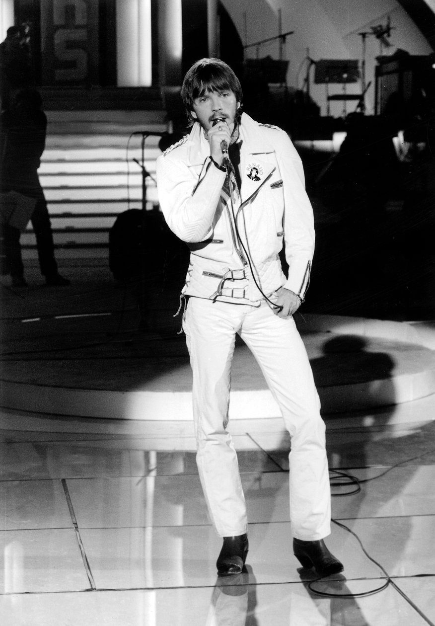 Franske sångaren Renaud Renaud i TV-programmet 23 januari 1981 av Unbekannt Unbekannt