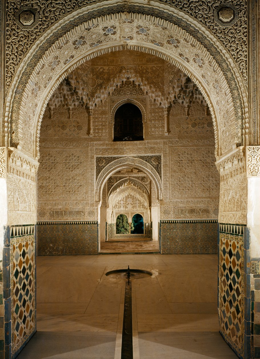Hall of the Two Sisters, Lions Palace, Alhambra av Unbekannt Unbekannt