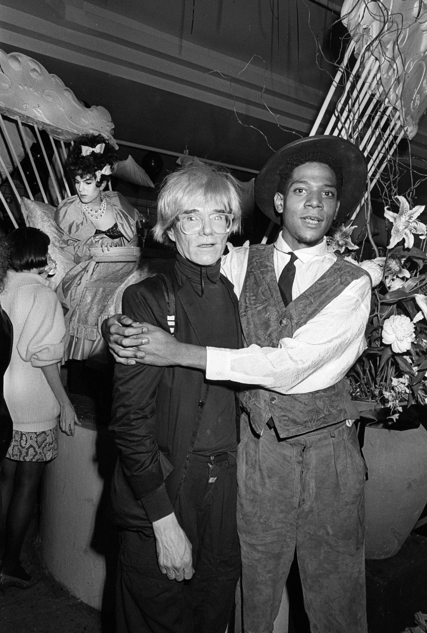 Jean-Michel Basquiat och Andy Warhol, Area, New York, 1984 av Unbekannt Unbekannt